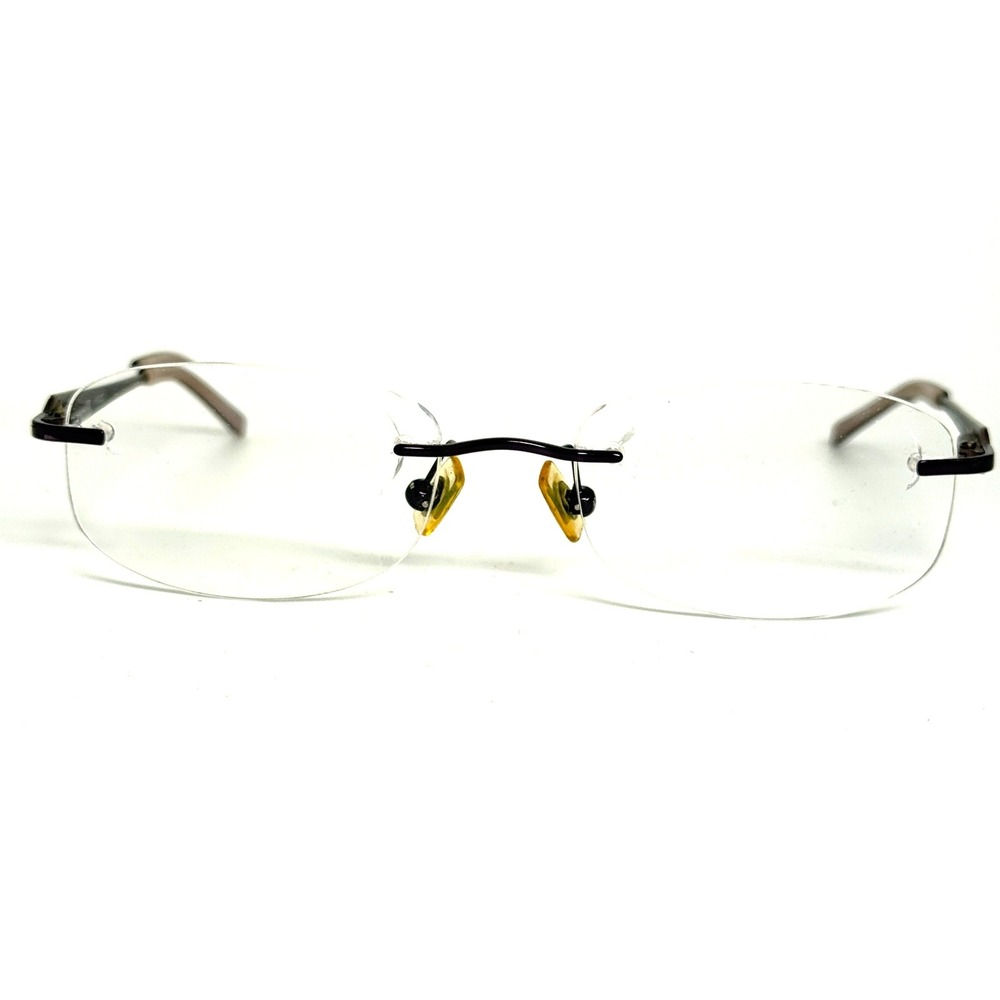 Airlock Love Always Collection 01 135 Rimless Eyeglasses Frames Purple Brown